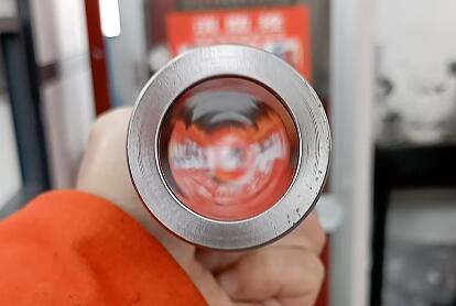 高液壓鋼管內(nèi)壁拋光，磨粒流拋光實錄！