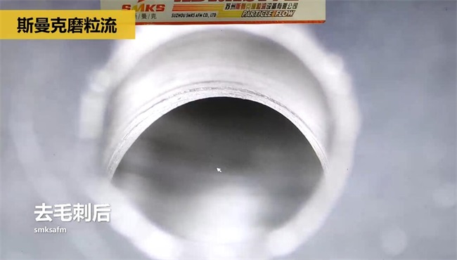 鋁合金<a href='http://m.yyjdwx.com' target='_blank'><u>交叉孔去毛刺</u></a>，<a href='http://m.yyjdwx.com' target='_blank'><u>流體拋光機</u></a>約20秒一個